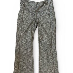 Athleta Heathered Gray Flare Yoga Leggings Size Small 903795-05